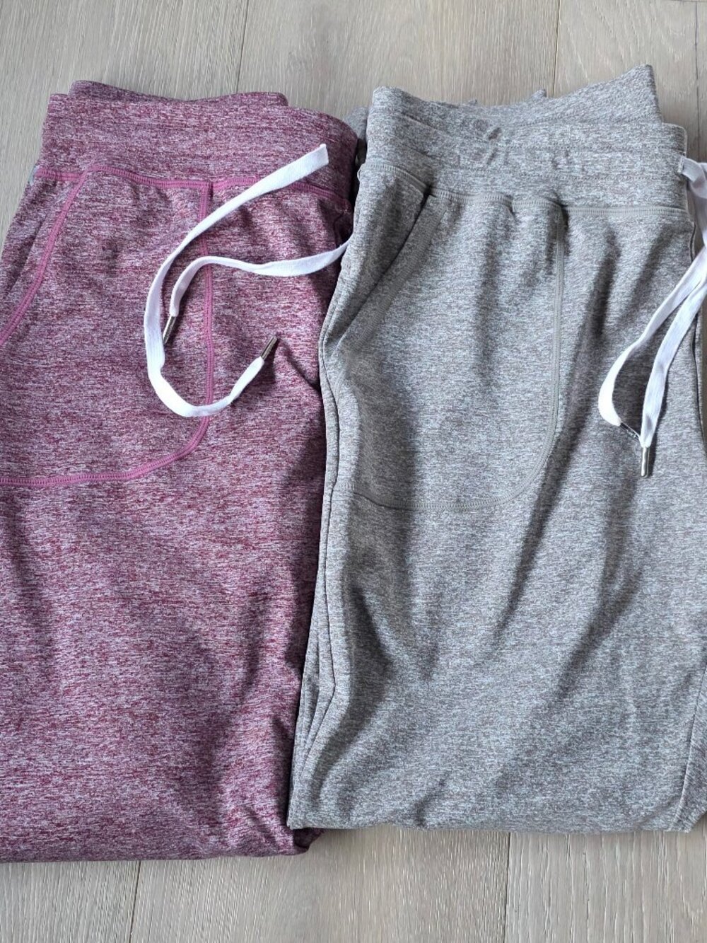 Bundle of Zyia Cozy Joggers - Crimson & Coca